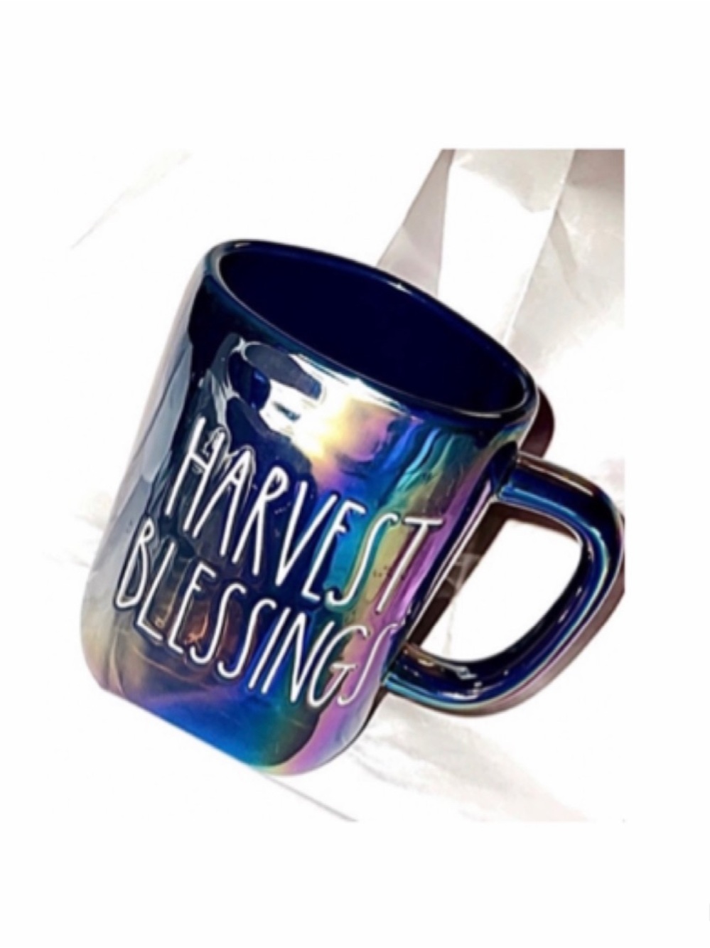 NEW Rae Dunn Harvest Blessing Iridescent Mug